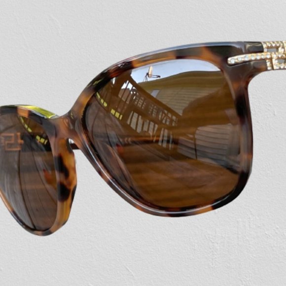 Versace Women Sunglasses Polarized Brown Tortoise MOD.4290 57[]16 140 Made Italy - Picture 1 of 14